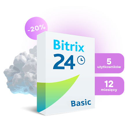 Licencja Bitrix24 Basic (12 miesięcy)